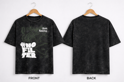 Reality: Unisex Acid Washed Oversized Tee