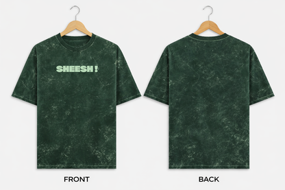 Sheesh! - Unisex Acid Washed Oversized Tee
