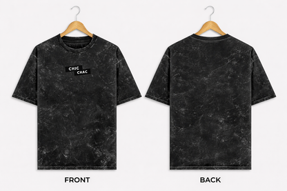 Chic Chac - Unisex Acid Washed Oversized Tee